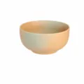Retro japanische Keramikschüssel mit zweifarbiger Glasur, 17.4cm Durchmesser, 1265ml. - 6,5-Zoll Schüssel mit geradem Rand