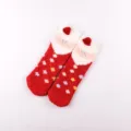 Women Christmas coral fleece fuzzy socks warm winter cute santa claus sleeping floor socks - No Box / Santa Claus