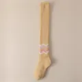 Flauschige Damen Kniestrümpfe Winter dicke warme lange Korallenfleece Socken Strümpfe - Einheitsgröße / Gelber Jaspis