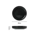 Assiette plate creuse en céramique style japonais vintage pour steak 20cm vaisselle - Ciel étoilé
