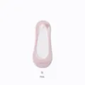 Damen Sommer dünne Eisseide flache unsichtbare Bootssocken in Rosa, rutschfeste Socken für Pumps. - Einheitsgröße (36-40) / Rosa