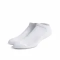 Thickened white athletic socks for men and women, pure cotton terry cushion running socks - Unisex One Size 37-46 / Terry Bottom Boat Socks / White