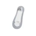 Damen Eisside unsichtbare Bootssocken Sommer atmungsaktive rutschfeste flache Sneakersocken. - Einheitsgröße / Hellgrau