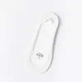 Sommer Eisseide flache unsichtbare Socken für Damen, atmungsaktiv weiß, Einheitsgröße - Einheitsgröße / Weiß