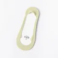 Ice silk invisible boat socks for women, summer thin anti-slip shallow cut casual sock flat lay. - One Size / Light Green