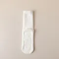 White thick coral fleece non-slip floor socks mid-tube warm sleep socks for women - One Size / White