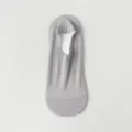 Men's grey ice silk no-show boat socks, breathable mesh summer invisible socks. - One Size / Light Gray