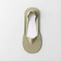 Hellgrüne flache unsichtbare Bootssocken für Herren, bequeme atmungsaktive Sommersocken. - Breite Übergröße 39-44 / Grün