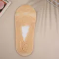 Women lace invisible boat socks summer ultra-thin breathable anti-slip low cut socks - One Size / Shipped with White Card / Nude