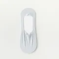 Light blue mesh low-cut invisible boat socks for men, breathable and comfortable summer socks. - One Size / Breathable Mesh / Light Gray