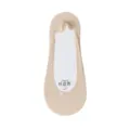 Women summer ice silk invisible boat socks low cut shallow anti slip shallow mouth socks - Round Mouth Style / Nude