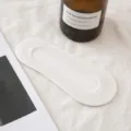 Damen Eisseide Füßlinge atmungsaktiv rutschfest Sommer unsichtbare Socken weiss flach Stil - Klein (34-38) / Weiße Papierkarte + OPP-Beutelverpackung / Weiß