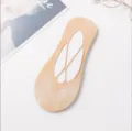 Damen Sommer flache unsichtbare Boot Socken Spitze Riemen Anti-Rutsch nahtlose Feinstrumpf - Rutschfester Träger / Einheitsgröße / Hautfarben