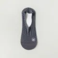 Herren Sommer dünne Mesh unsichtbare Bootssocken atmungsaktive niedrige Eisseidensocken Alltag - Einheitsgröße / Dunkelgrau