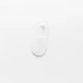 Women white ultra-thin low-cut invisible boat socks summer anti-slip breathable cotton daily - One Size / White