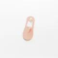 Women ultra-thin invisible footie socks summer low cut anti-slip nude color breathable - One Size / Watermelon red