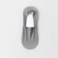 Herren Mesh unsichtbare Boot Socken atmungsaktiv dünn Sommer flach niedrig grau SKU - Einheitsgröße / Einfache weiße Kartonverpackung / Hellgrau