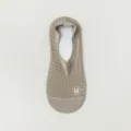 Men's breathable mesh low-cut invisible socks, comfortable summer thin socks, beige. - One Size / Dark Green