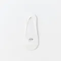 Women ice silk no show socks summer thin anti slip low cut invisible socks for high heels - One Size / White