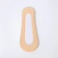 Damen unsichtbare Füßlinge, dünne Sommer Eisseide nude kurze Socken mit rutschfester Sohle. - Einheitsgröße / Hautfarben