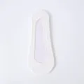 Women's White Ice Silk No-Show Boat Socks Shallow Cut Summer Breathable Invisible Socks - One Size / White