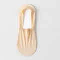 Herren Eisseide Füßlinge Sommer atmungsaktive Netz anti-Rutsch unsichtbare Socken beige - Einheitsgröße / Hautfarben