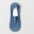 Blauwe ijszijde mesh boot sok voor heren, ademende en antislip onzichtbare zomermensensok. - Eén maat / Blauw
