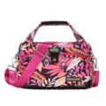 Women nylon floral shoulder bag casual crossbody handbag large capacity top handle tote bag - Style 2 - 2132