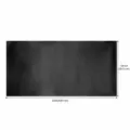 Genuine crazy horse cowhide leather sheet, 24x12 inch DIY handmade material piece. - 12x24inch (Size L) / Black