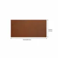 Thick crazy horse cow leather DIY material S size 12x5.9 inch brown craft leather - 6x12inch (Size S) / Brown