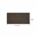 Thick crazy horse leather piece genuine top layer cowhide handmade DIY leather material S size - 6x12inch (Size S) / Coffee