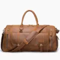 Borsa da viaggio in pelle marrone vintage grande capacità weekender duffel uomo stile - Stile 1125 Grande (58cm) / Marrone