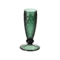Gobelet à champagne en plastique gaufré vintage vert pour fête et décoration de table - Petit (Dia4.4x14cm) / Vert Foncé