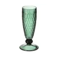 Coupe a champagne en plastique vert style vintage verre a vin diamante art de la table - Moyen (Dia5.2x15.6cm) / Vert Foncé