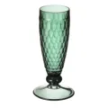 Calice en plastique vert gaufré verre de vin rétro élégant gobelet vintage de table - Grand (Dia6.0x17.9cm) / Vert Foncé