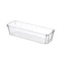 Clear plastic drawer organizer bin, versatile storage box for kitchen and wardrobe use - 1240-5 (23x7.5x5.2cm)