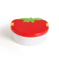 Leuke tomatenvormige kinder bento doos, creatieve plastic voedselcontainer voor school. - 950ML / Rood