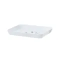 Plateau de service en plastique blanc style japonais assiette à dessert rectangulaire - ZG-1177 (20.8*17*2.7CM) / Blanc