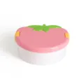 Kinderen creatieve leuke fruit gevormde lunchbox met dubbele gespen voor dagelijks schoolgebruik. - 950ML / Roze