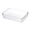Scatola di conservazione in plastica trasparente, pratico organizer per cassetti cucina. - 1240-1 (38.2x15.3x5.2cm)