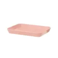 Plateau rectangulaire en plastique rose plat de service dessert rangement assiette - ZG-1177 (20.8*17*2.7CM) / Rose