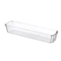 Organizzatore per cassetti in plastica trasparente, contenitore cucina e armadio. - 1240-4 (30.7x7.7x5cm)