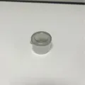 Small clear plastic storage jar with grey lid, portable container for samples and small items. - Sauce Container (5.2*5*3.5CM) / Clear