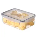 Scatola di conservazione per alimenti ermetica rettangolare trasparente con coperchio. - 1267XL / Trasparente