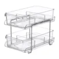 Transparante 2-Laags Acryl Bureau Organizer Multifunctioneel Lade Rek Keuken - 2-laags / Transparant 2 Lagen