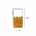 Récipient de stockage alimentaire en plastique transparent, couvercle vert, 2150ml. - 2150ml / Vert