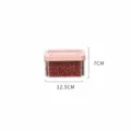 Boîte de conservation plastique rose 650ML pour aliments avec couvercle étanche cuisine. - 650ml / Rose