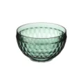 Bol à salade en plastique vert foncé à motif diamant, vaisselle élégante pour fruits et repas. - Taille S / Dia11.5*6.8CM / Vert Foncé