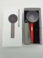 Pettine per Massaggio Cuoio Capelluto Elettrico Luce Rossa Cura Capelli con Custodia - Rosso
