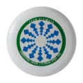 175g Ultimate Sport Frisbee Bianco Blu Motivo Allenamento all'Aperto Disco Volante - Verde